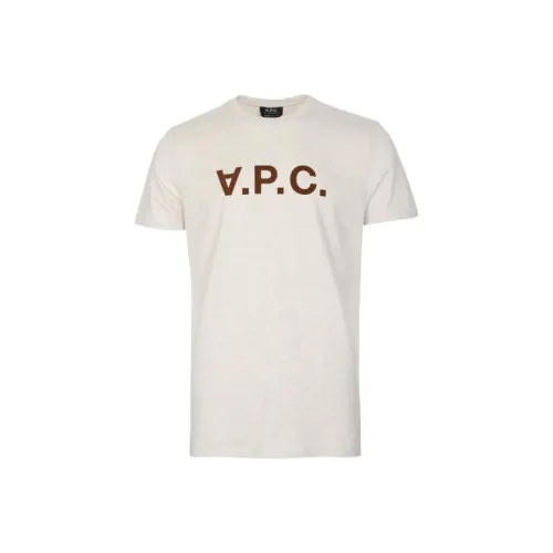 A.P.C Бежевый Унисекс Т-рубашки