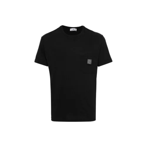 Stone Island Черные Мужские T-Рубашки
