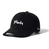 Классический и Универсальный ⭐ Черный [Панда Вышивка Буква Бейсболка]