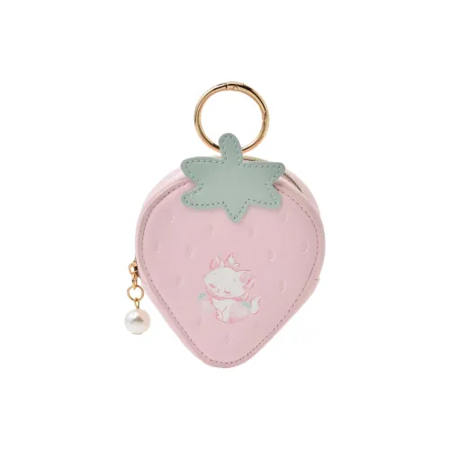 Disney Кожа Монетница Женская Розовая