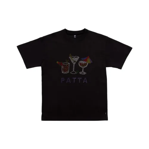 Patta совместная бренд Черные Мужские T-рубашки