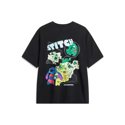 Подкладка Disney рукав с оторванным плечом футболка унисекс черный