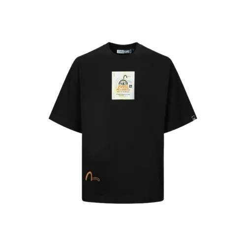 EVISU Мужские черные футболки