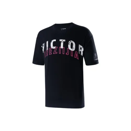 Victor x LIZIJIA T-рубашка унисекс черная