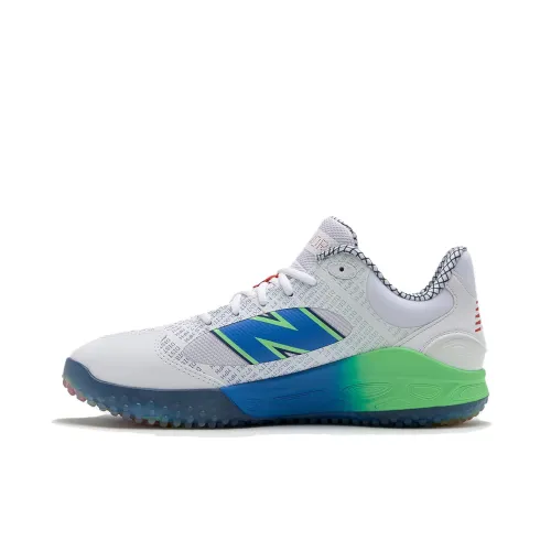 New Balance Fresh Foam 3000v7 Устойчивые к истиранию Низкие Кроссовки для тренировок Мужские Белый Зеленый Синий