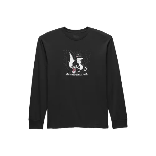 Vans Skunked Long Sleeve T-Shirt Рубашка Унисекс Черная