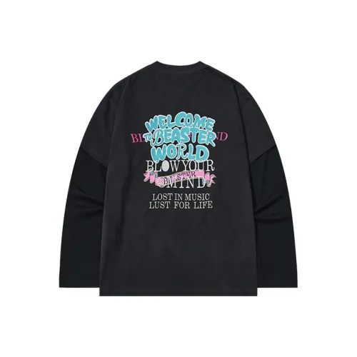 BEASTER T-Shirt Унисекс Серый Черный