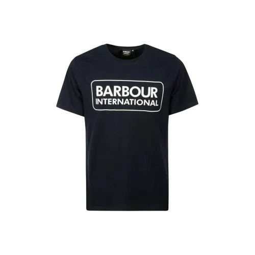 BARBOUR Мужские черные T-рубашки