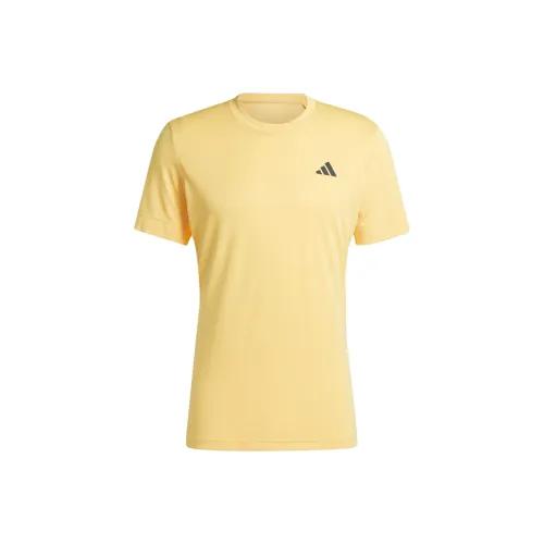 Adidas Tennis Freelift Tee T Рубашка Мужская Светло-Желтая