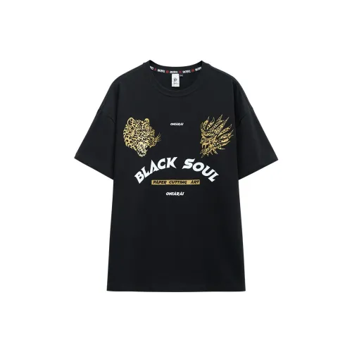 ONIARAI Мужские черные футболки