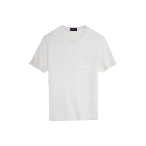 Ralph Lauren Purple Label FW23 T-Shirt Мужской Белый