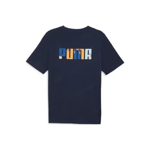PUMA Темно-синие мужские футболки