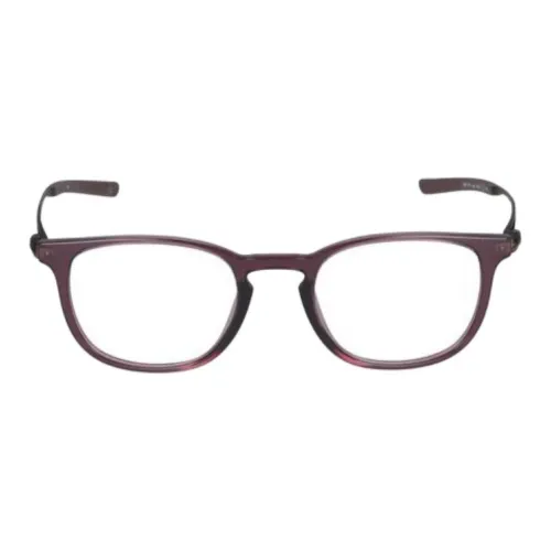 nike Пластик Овал Оправы для очков Женские Красный