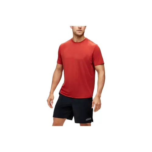 HOKA ONE ONE Red Мужская T-рубашка