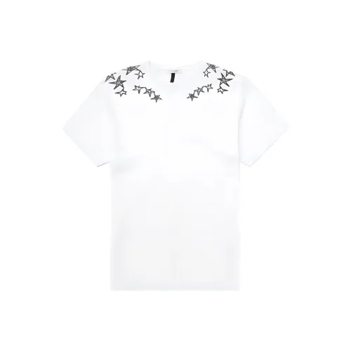 Valentino Белая Мужская T-Рубашка