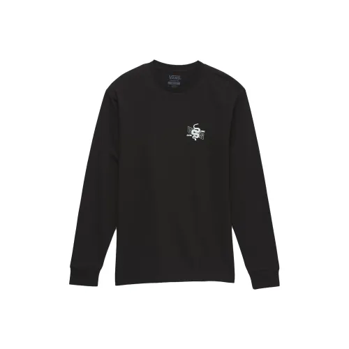 Vans Distorted Snake Long Sleeve T-Shirt Рубашка Унисекс Черный