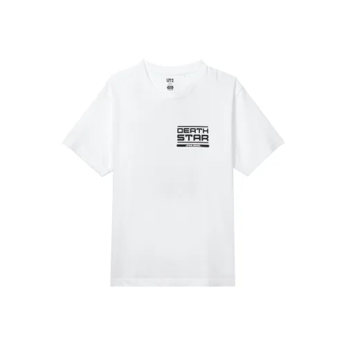 UNIQLO Белая унисекс футболка