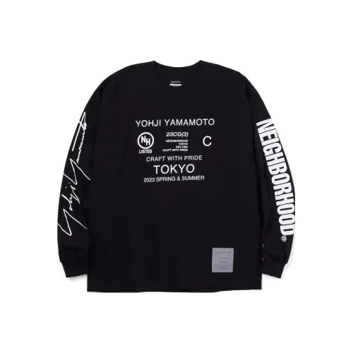 Yohji Yamamoto Черные Мужские T-Рубашки