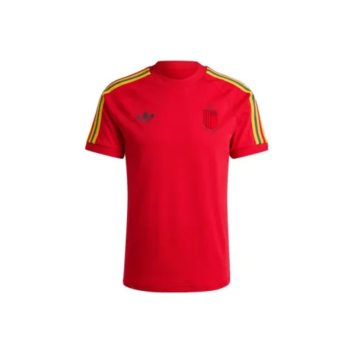 Adidas Originals Belgium ADICOLOR 3 Stripes T-Shirt T-Shirt Men's Red