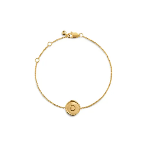 Monica Vinader Браслеты из серебра с покрытием 18K золота женские золотые