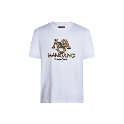 MANGANO Leopard Series Белая Мужская T-Рубашка