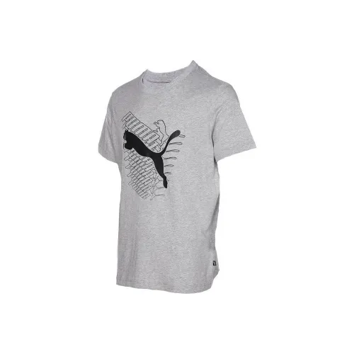 PUMA Серый Мужской T-Рубашки