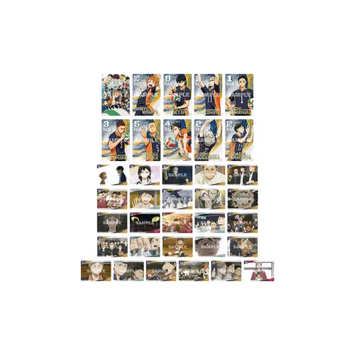 BANDAI Haikyuu!! TV Аниме Эпизод 02 IP Аниме Карточки END Коробка 20 Сумок каждая содержит 2 случайные карточки