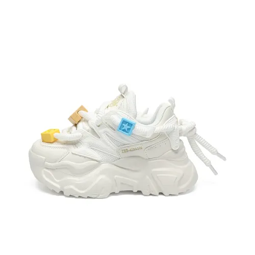 ZHR Сердцебиение Признание в любви Устойчивый к истиранию Дышащий Увеличение высоты Низкий Топ Кроссовки с толстой подошвой Унисекс