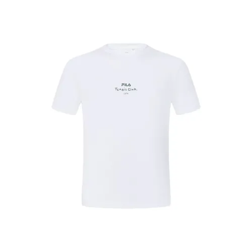FILA Tennis Og T Рубашка Мужская Нефритово-белая
