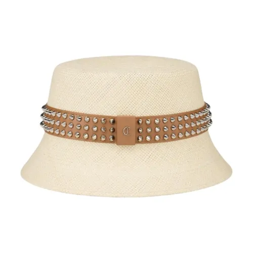 CL Холст Телячья кожа Шляпы ведра Мужской Бежевый