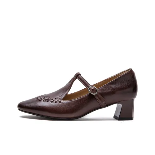 JAY Грубый каблук Высокие каблуки Женские