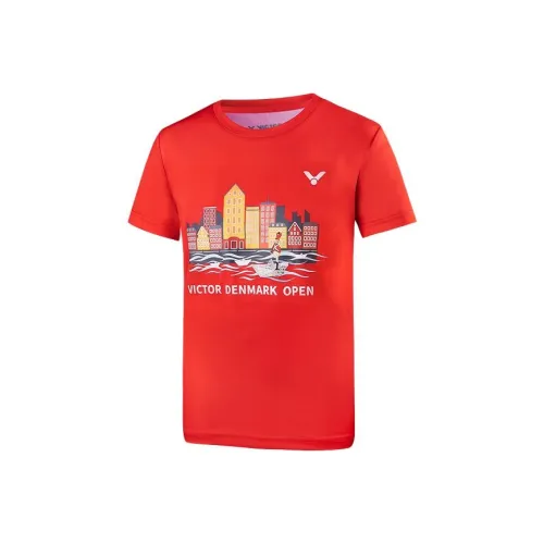 Victor T Рубашка Унисекс Пламя Красный