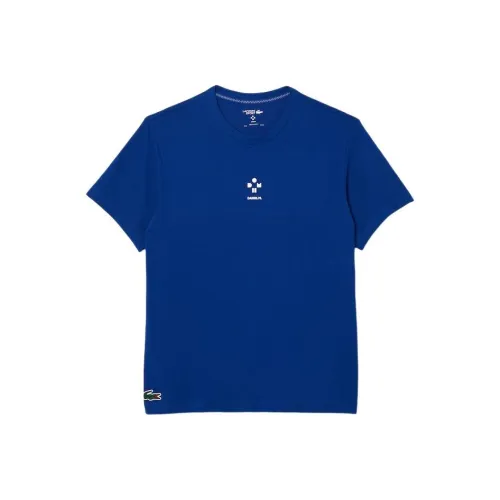 LACOSTE Collaboration Daniel Medvedev Collaboration Морской синий Мужские T-рубашки