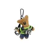 Кривая Голова Медведь-Черный Зеленый Свитер+Фотография