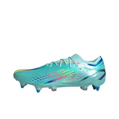 Adidas X Speedportal Slip-resistant Abrasion-resistant Football Cleats Unisex Aqua Green Адидас X Speedportal Противоскользящие Устойчивые к истиранию Футбольные бутсы Унисекс Аква Зеленый