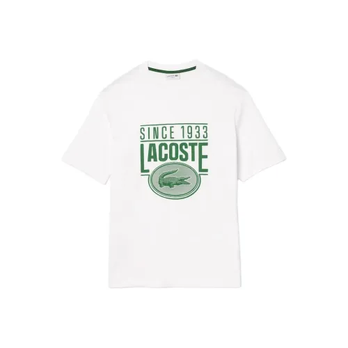 LACOSTE Collaboration Белая Мужская Футболка