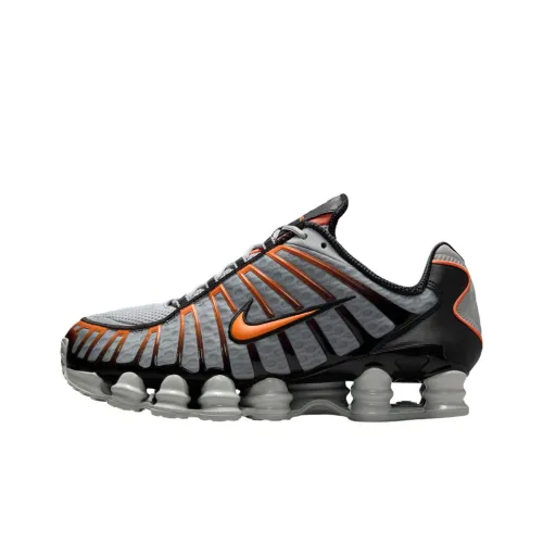 Nike Shox TL Series Slip-resistant Abrasion-resistant Low Top Casual Running Shoes Men's Gray Black Найк Шокс TL Серия Противоскользящий Устойчивый к истиранию Низкий Топ Повседневные Беговые Кроссовки Мужские Серый Черный