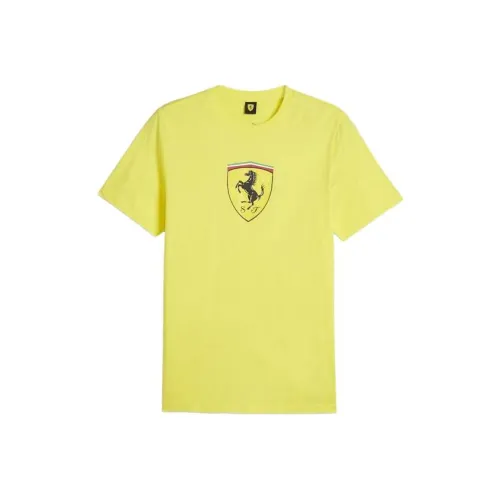 PUMA Scuderia Ferrari Желтые Мужские Футболки