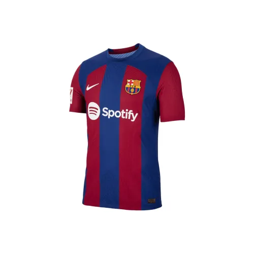 nike Pedri Барселона 2023 24 Match Дом T Рубашка Мужская Синяя Красная