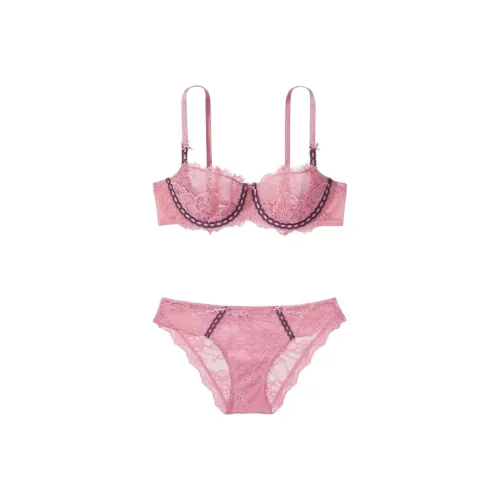 Victoria's Secret Комплект нижнего белья для женщин темно-розовый