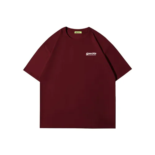 Gwola Короткий рукав T-рубашки Унисекс