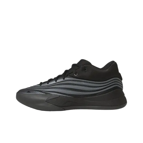 Adidas Dame 10 Баскетбольные кроссовки Низкий Топ Черный Мужской
