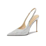 Серебряный в клетку