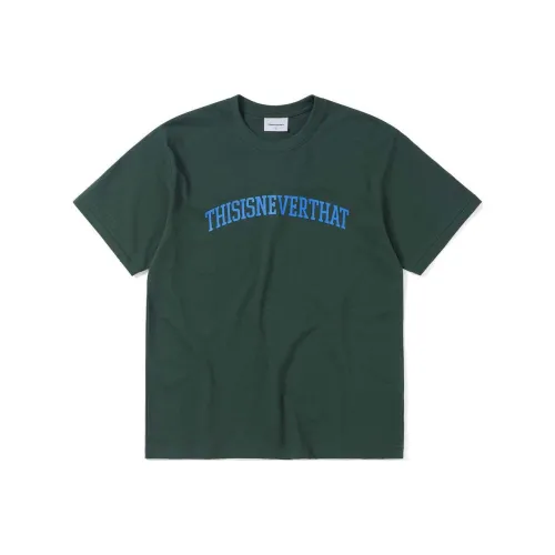 Thisisneverthat SS24 T-Shirt Унисекс Лесной зеленый