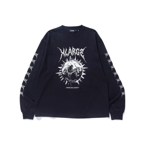 XLARGE x Crawling Death T-Shirt Унисекс Черный