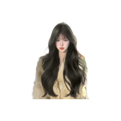 GLUNA EFFORTLESS Большая волна Парики Мода Длинные Завитые Волосы