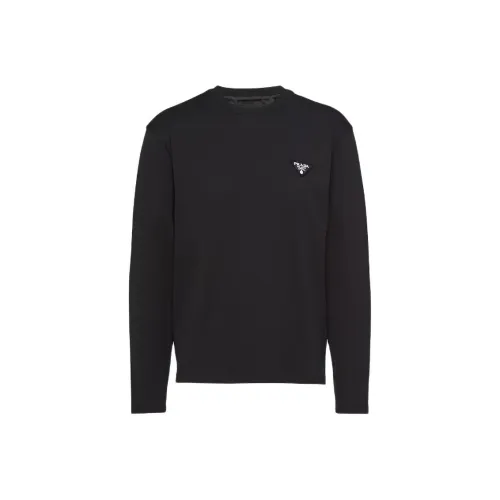PRADA Мужские черные T-рубашки