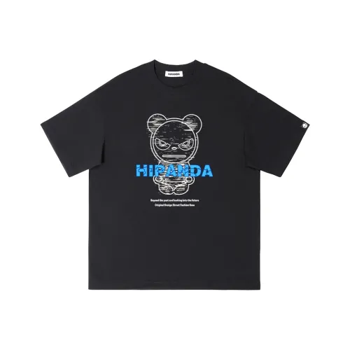 HIPANDA Черная унисекс футболка