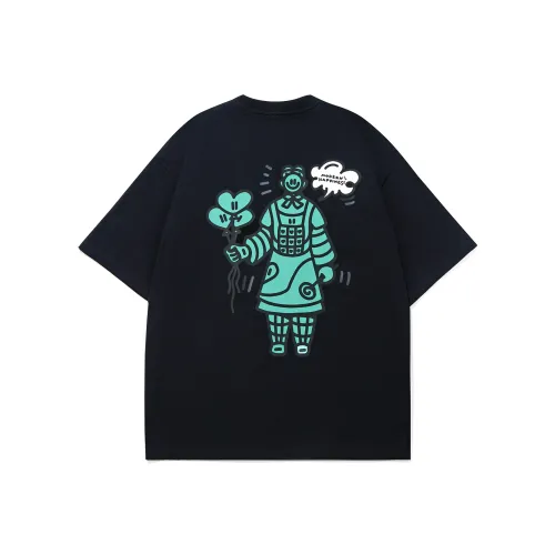 Guuka x AGAHO Короткий рукав T-рубашки Мужской Черный