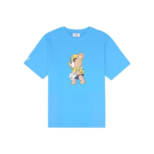 MLB Base Logo Frown Bear Series T-Shirt Унисекс San Francisco Giants Глубокий морской синий